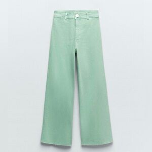 Zara marine straight jeans